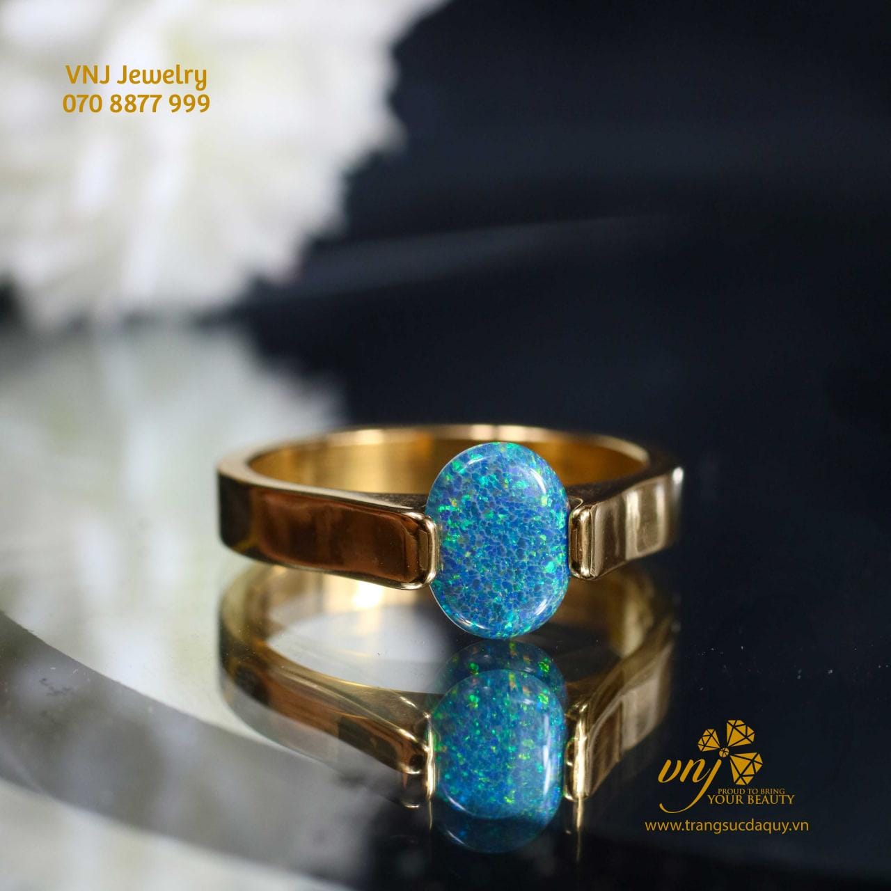 Nhẫn Đá Opal Unisex NWO5