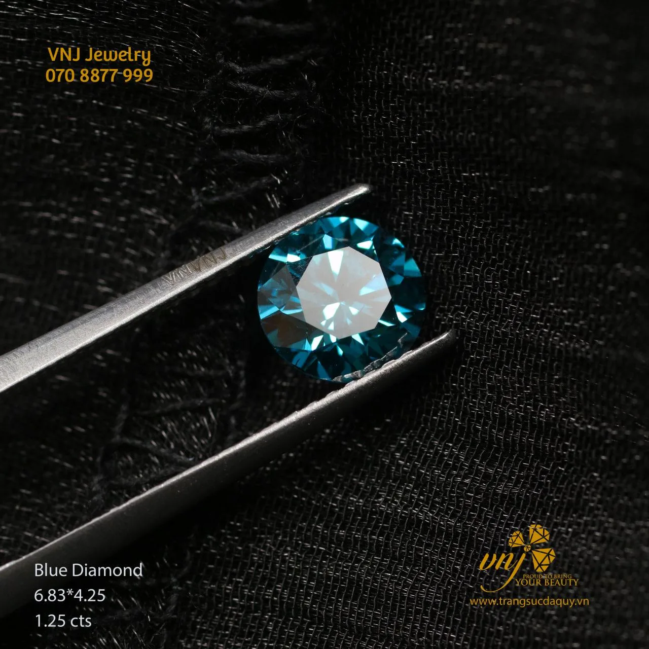 Kim Cương Xanh Dương - Blue Diamond