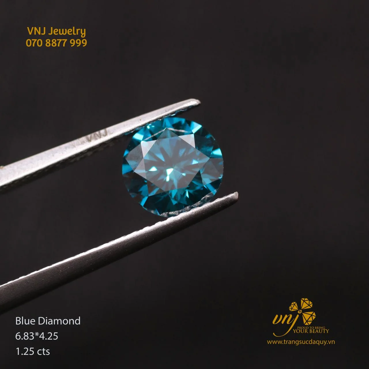 Kim Cương Xanh Dương - Blue Diamond