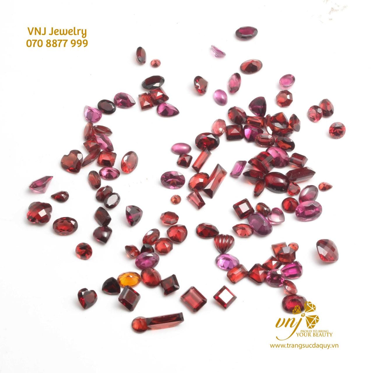 Đá Garnet Đỏ Thiên Nhiên DQG9 - Ảnh 3