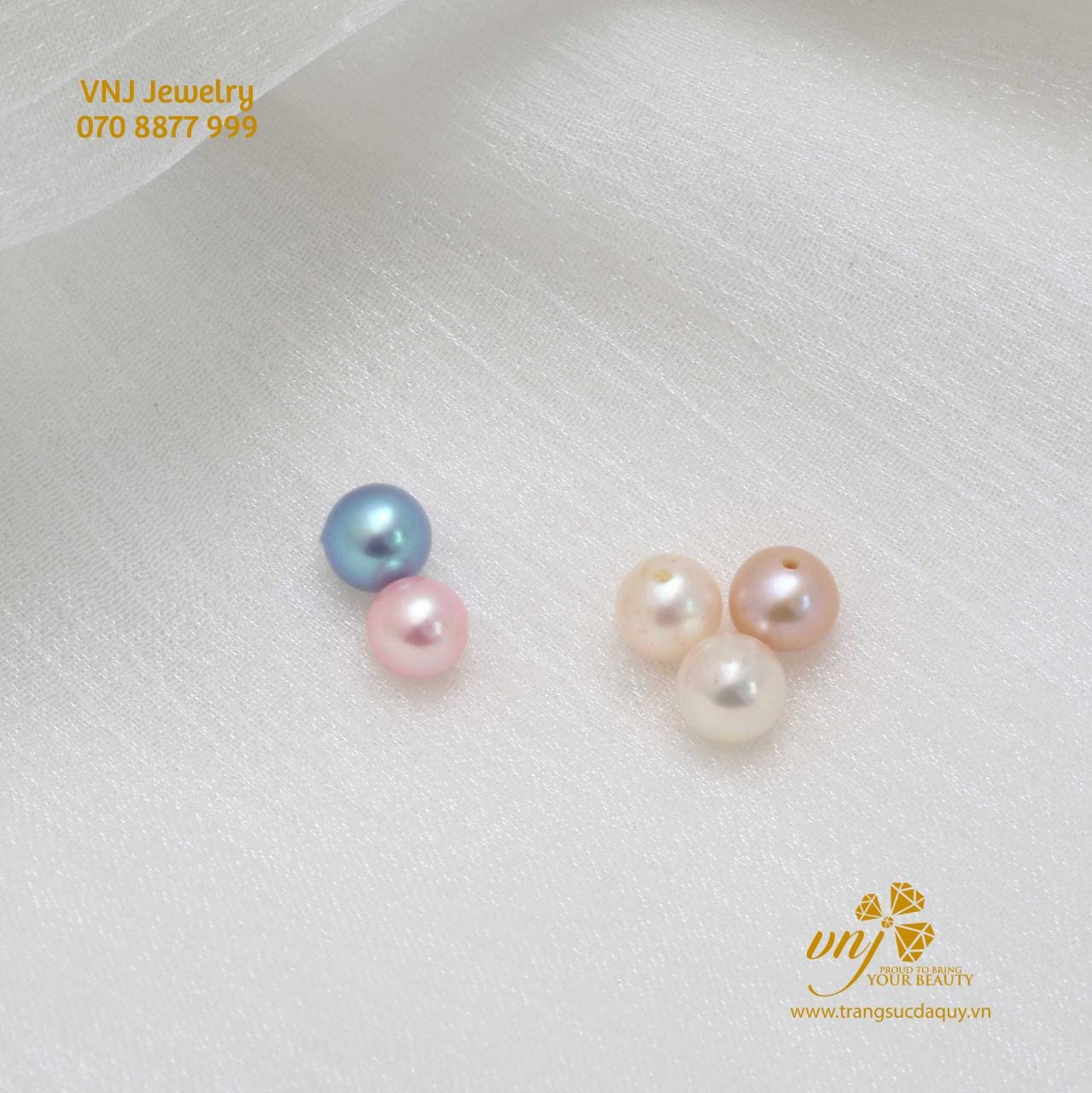 Ngọc Trai Akoya Nước Mặn Thiên Nhiên Size 8ly - 10ly NTYK3 - Ảnh 2