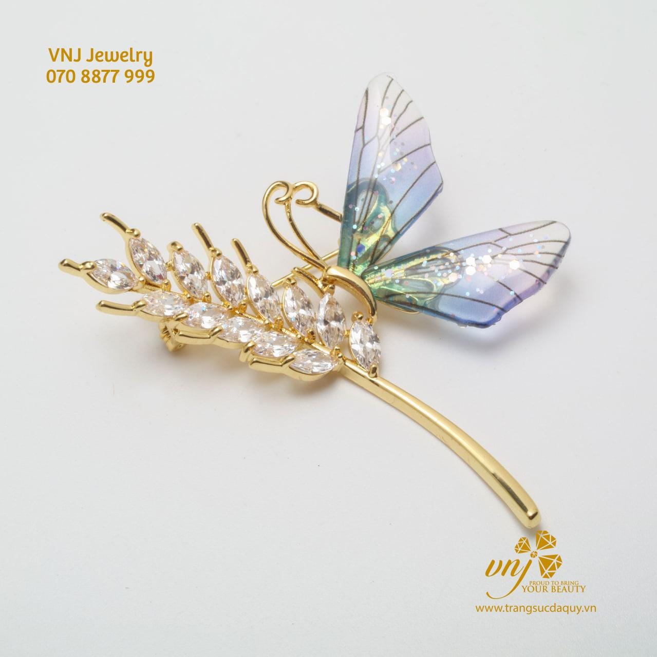 Cài Áo Bướm Đậu Nhành Ô Liu CF31 - Ảnh 4