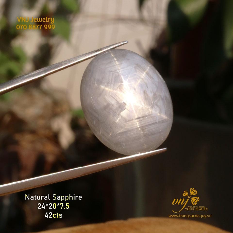 Sapphire Sao Trắng Kích Thước Khủng - VJS68