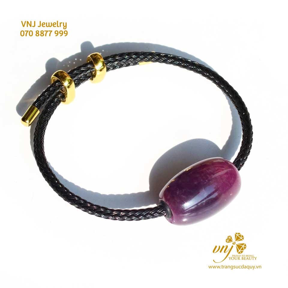 Vòng Tay Lu Thống Ruby Thiên Nhiên VDR7