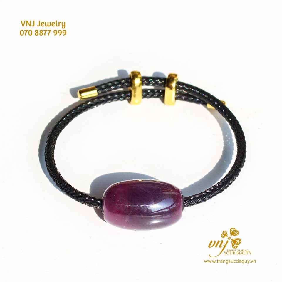 Vòng Tay Lu Thống Ruby Thiên Nhiên VDR7