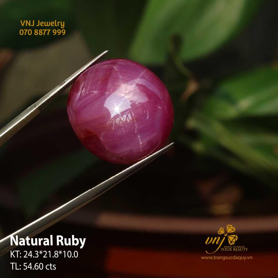 Ruby Sao Thiên Nhiên Size Khủng VJR34