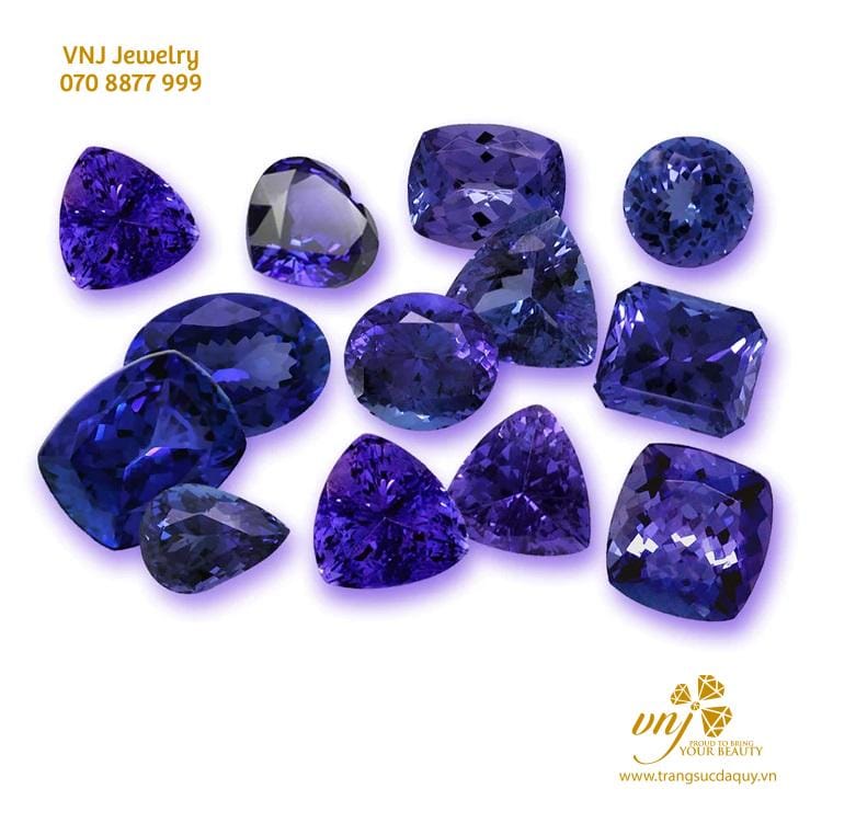 Đá Tanzanite mài giác