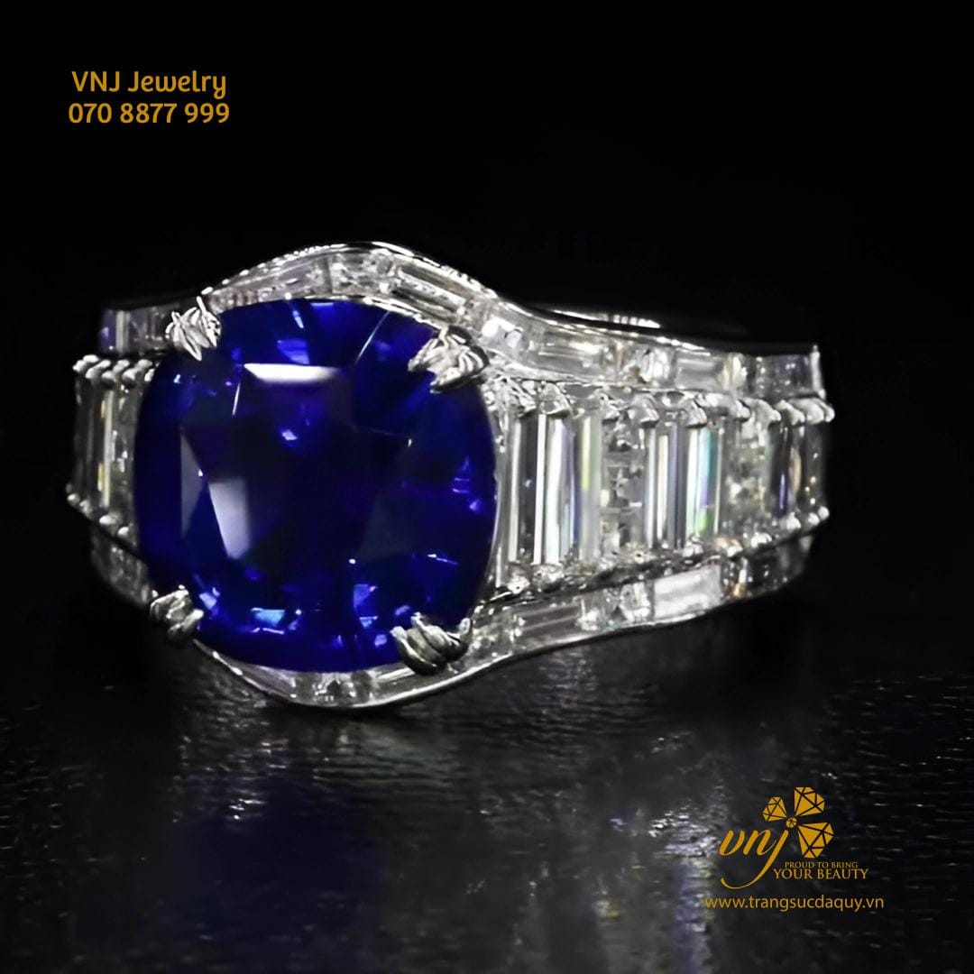 Nhẫn Đá Tanzanite Thiên Nhiên NWTZ4
