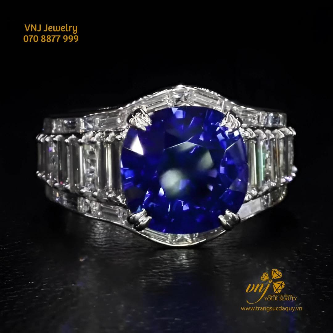 Nhẫn Đá Tanzanite Thiên Nhiên NWTZ4
