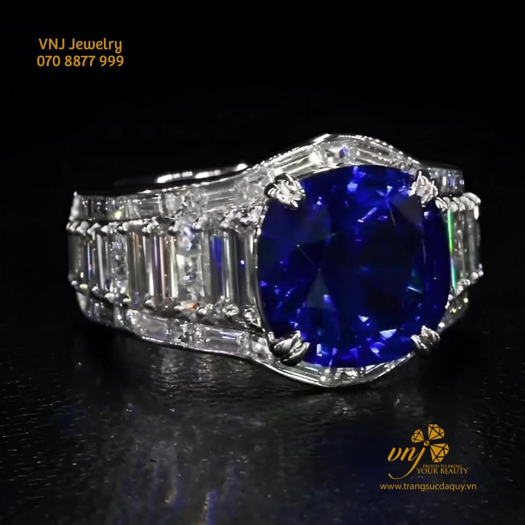 Nhẫn Đá Tanzanite Thiên Nhiên NWTZ4
