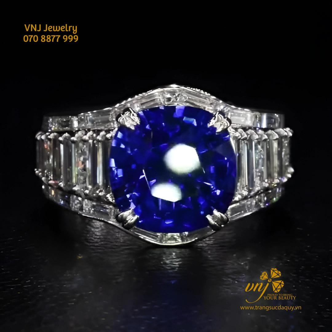 Nhẫn Đá Tanzanite Thiên Nhiên NWTZ4