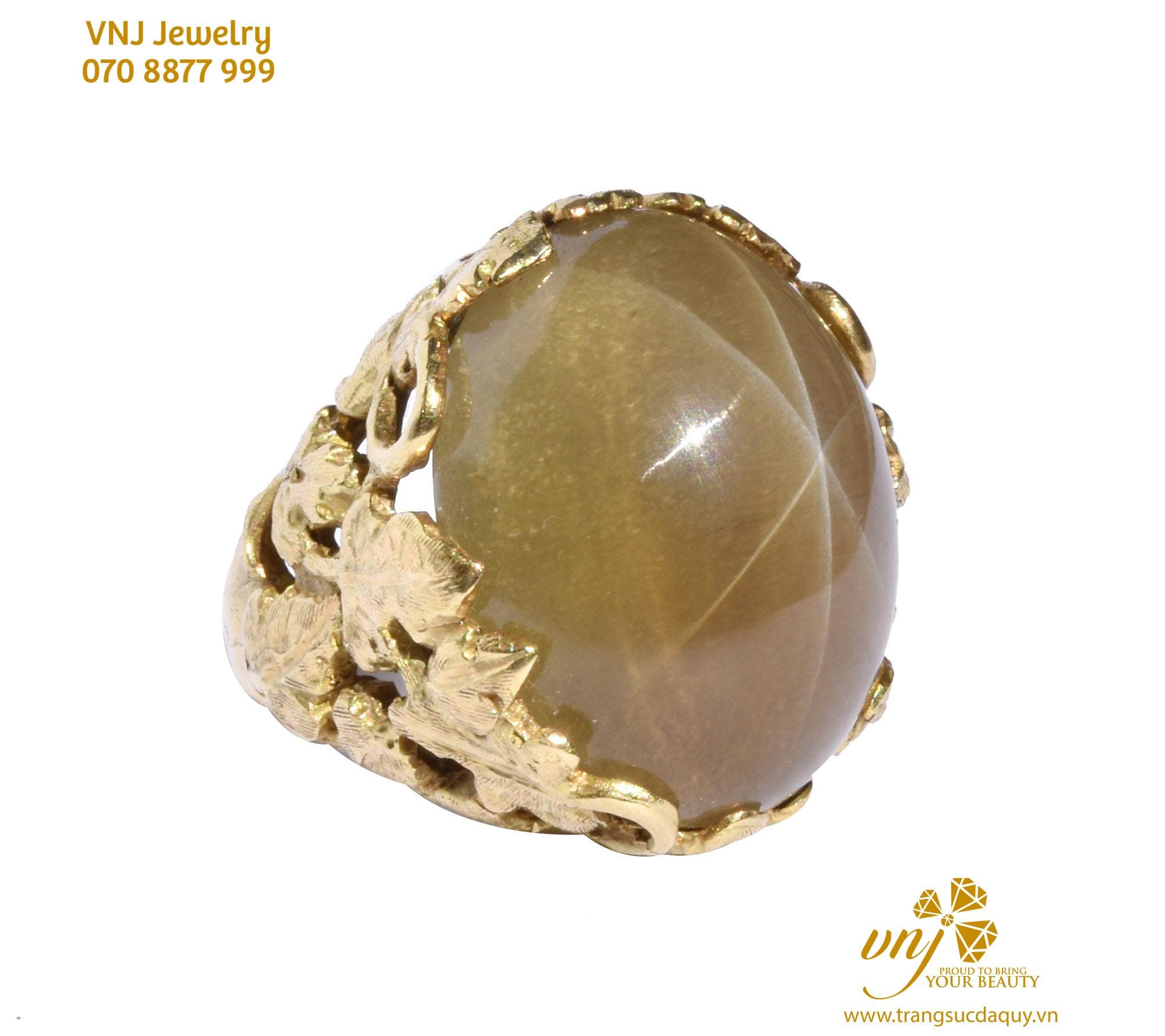 Nhẫn Thạch Anh Sao độc đáo và tinh tế