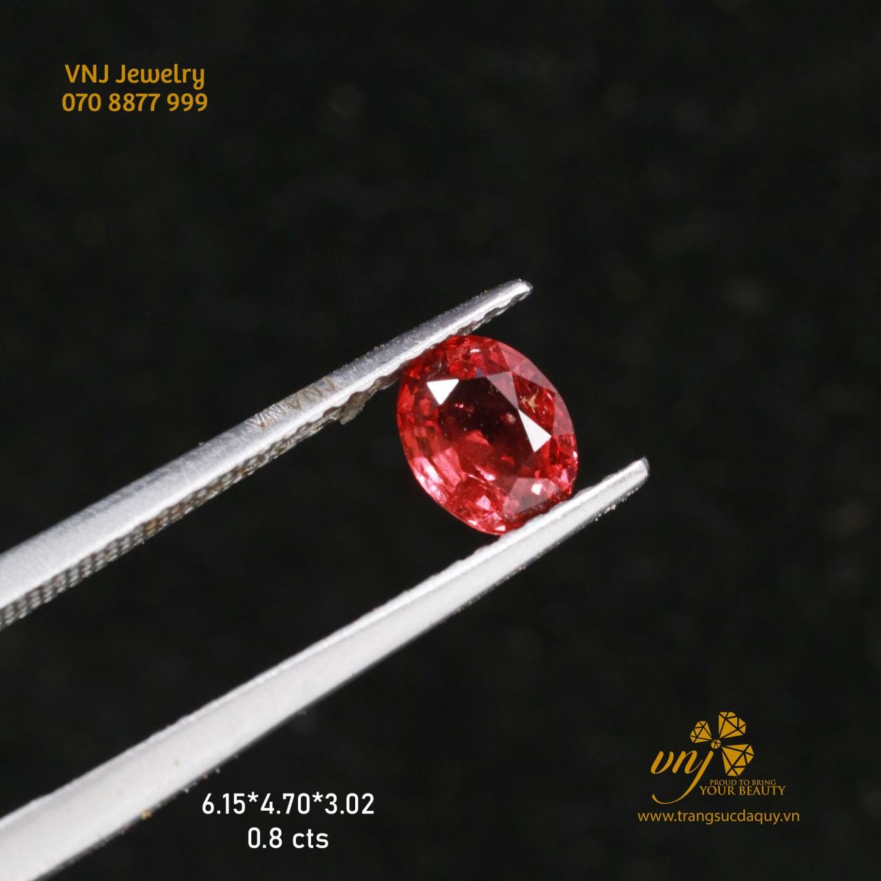 Spinel Đỏ Thiên Nhiên DQSI23