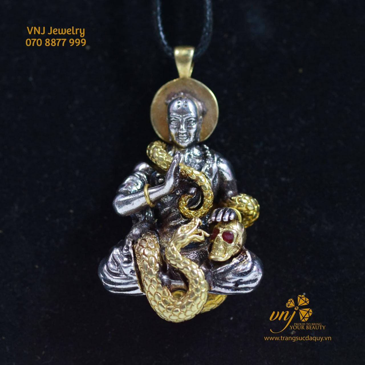 Mặt Dây Chuyền Thiền Sư Tu Luyện