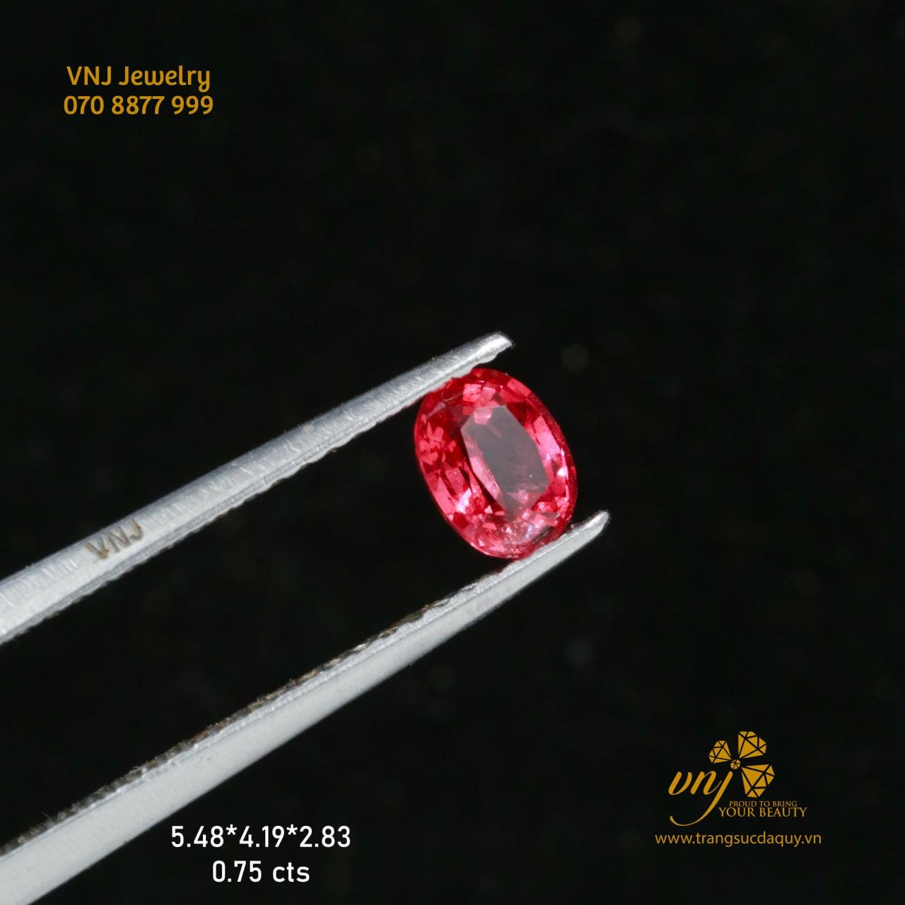 Spinel Đỏ Thiên Nhiên DQSI17