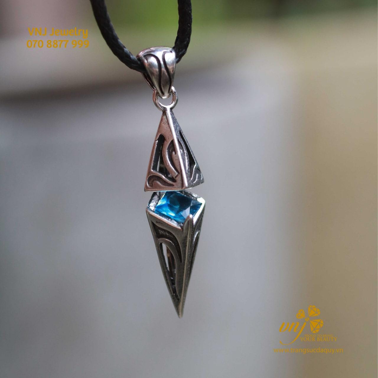 Mặt dây chuyền Topaz Blue MDT9