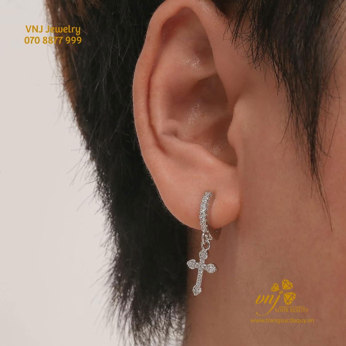 Bông Tai Thánh Giá BTMS7 - Ảnh 7