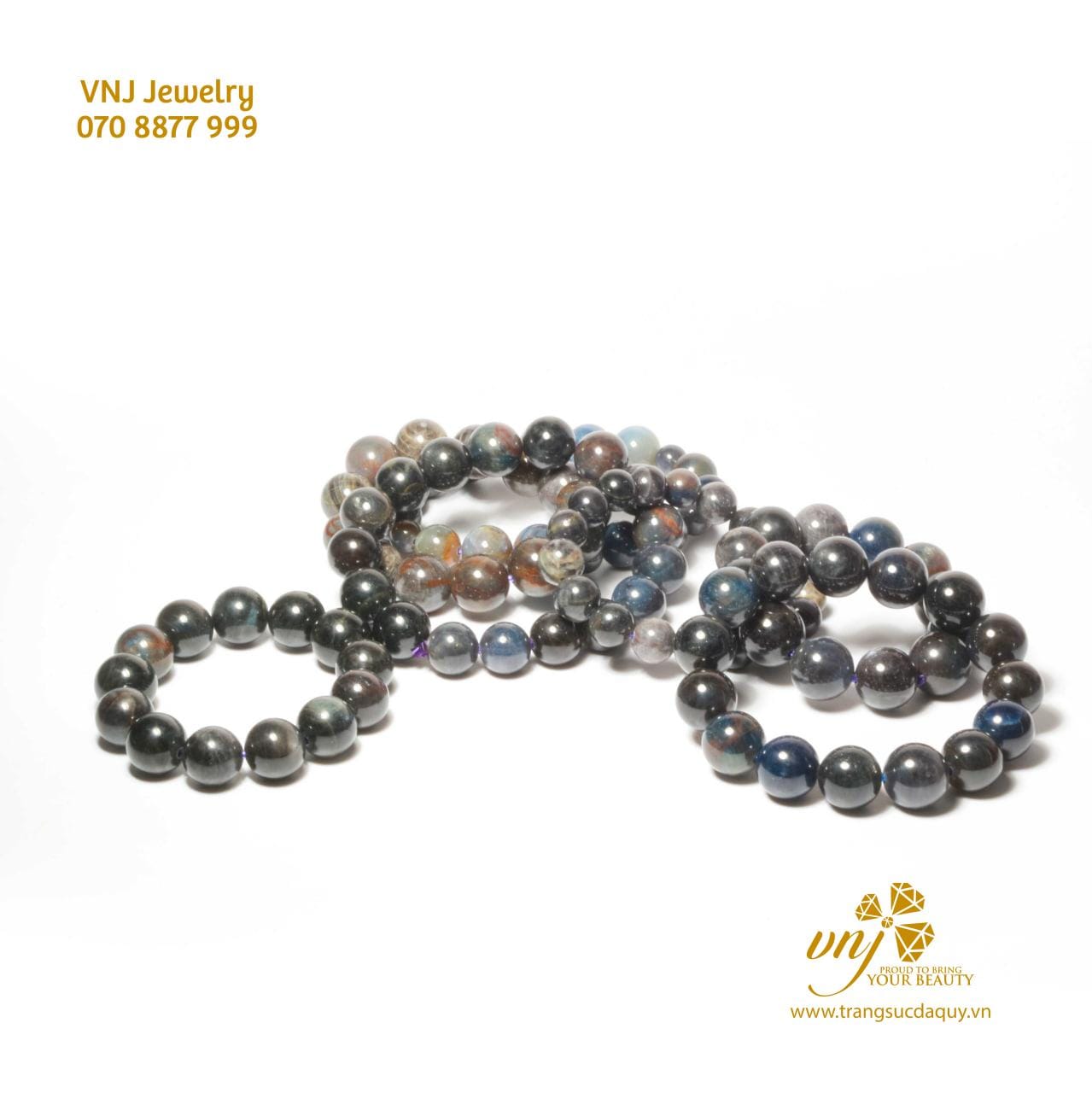 Chuỗi Vòng Tay Đá Sapphire Thiên Nhiên VDS7