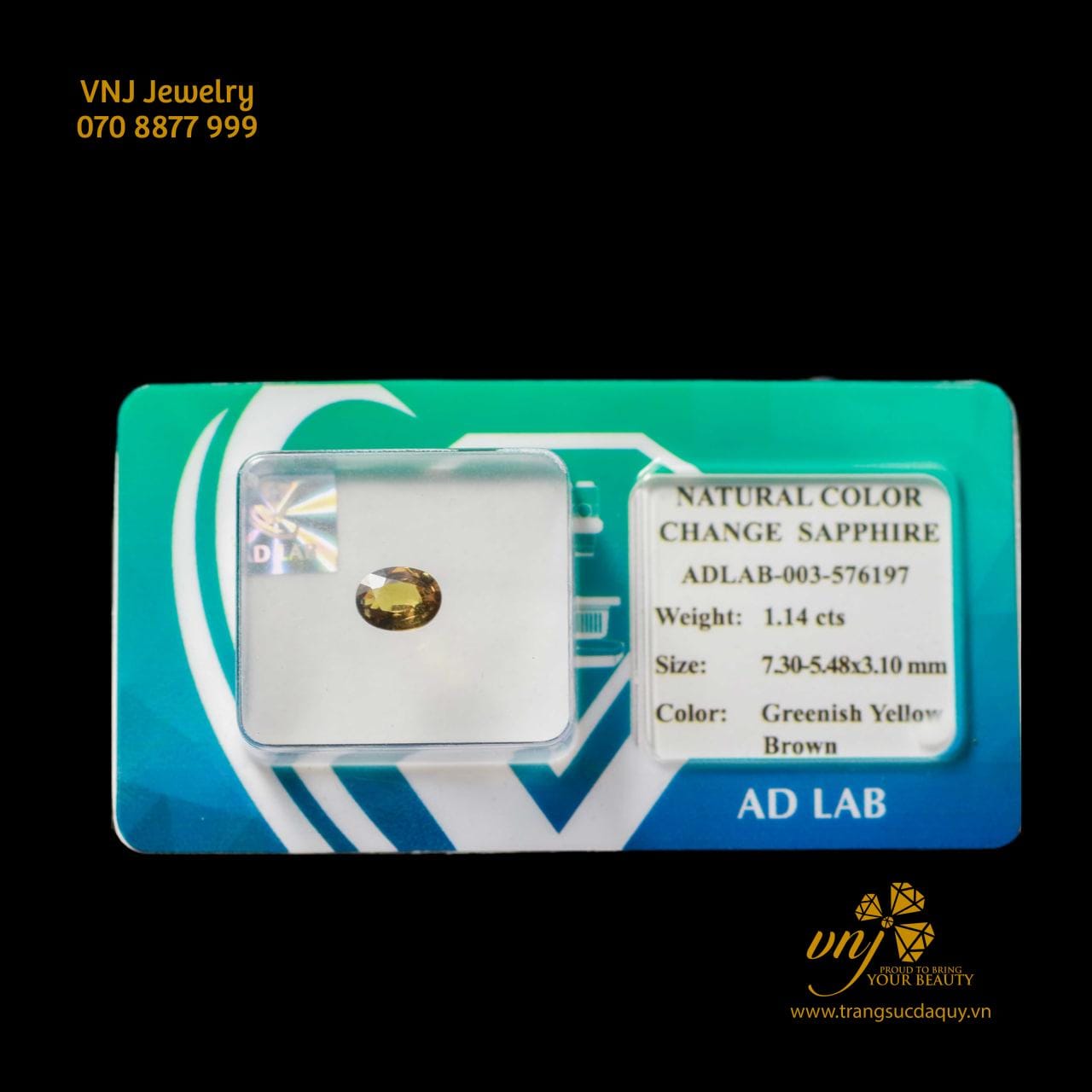 Sapphire Đổi Màu Thiên Nhiên VJS120