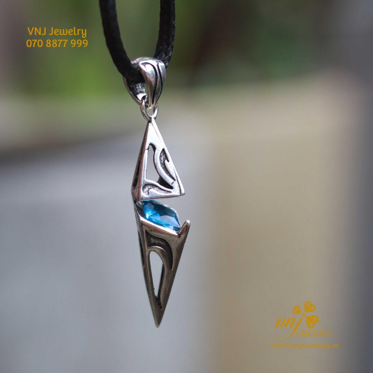 Mặt dây chuyền Topaz Blue MDT9