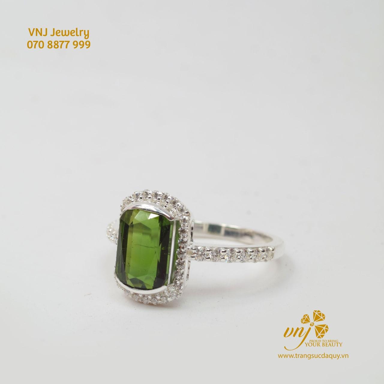 Nhẫn Nữ Đá Peridot NWP11