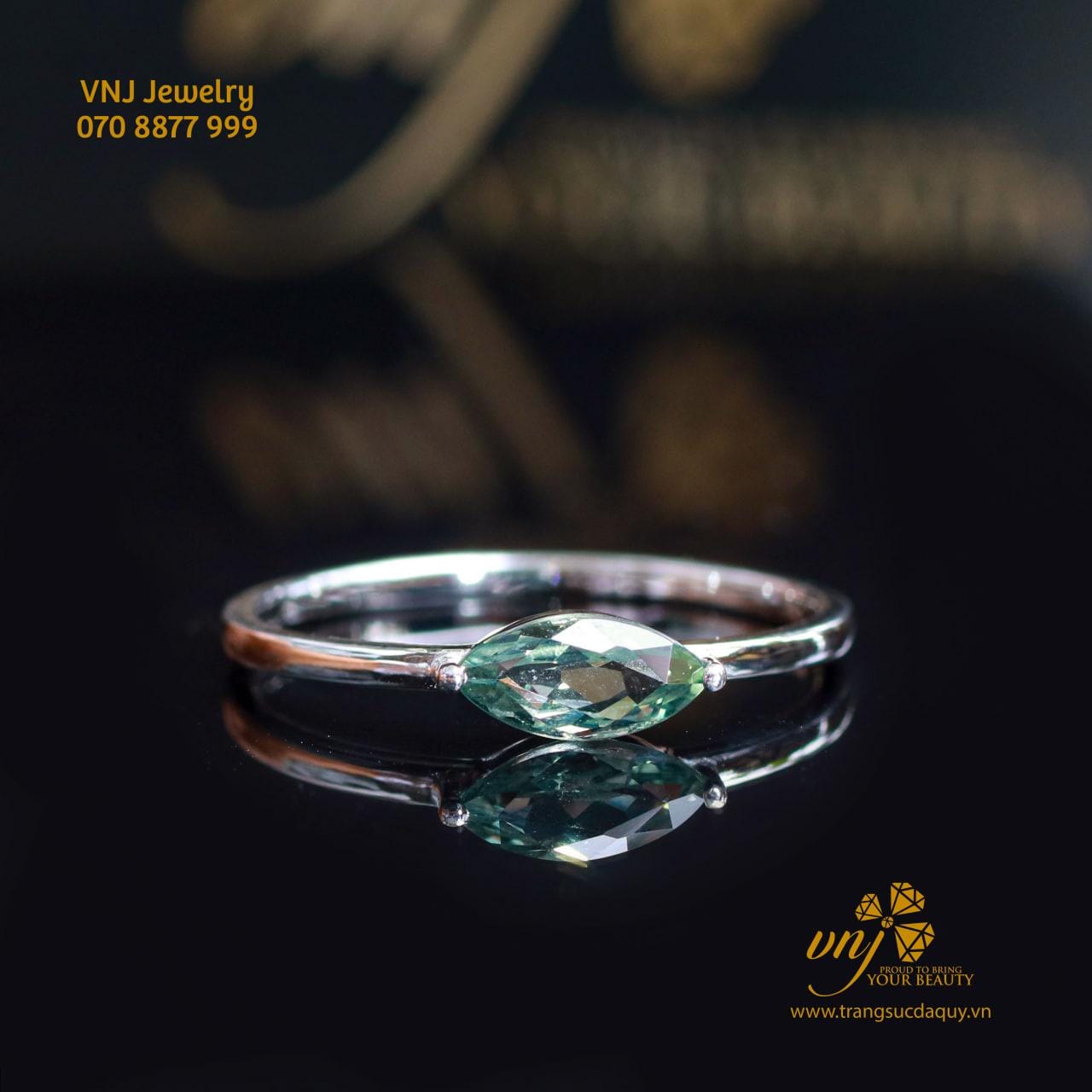 Bộ Trang Sức đá Sapphire Xanh (2)