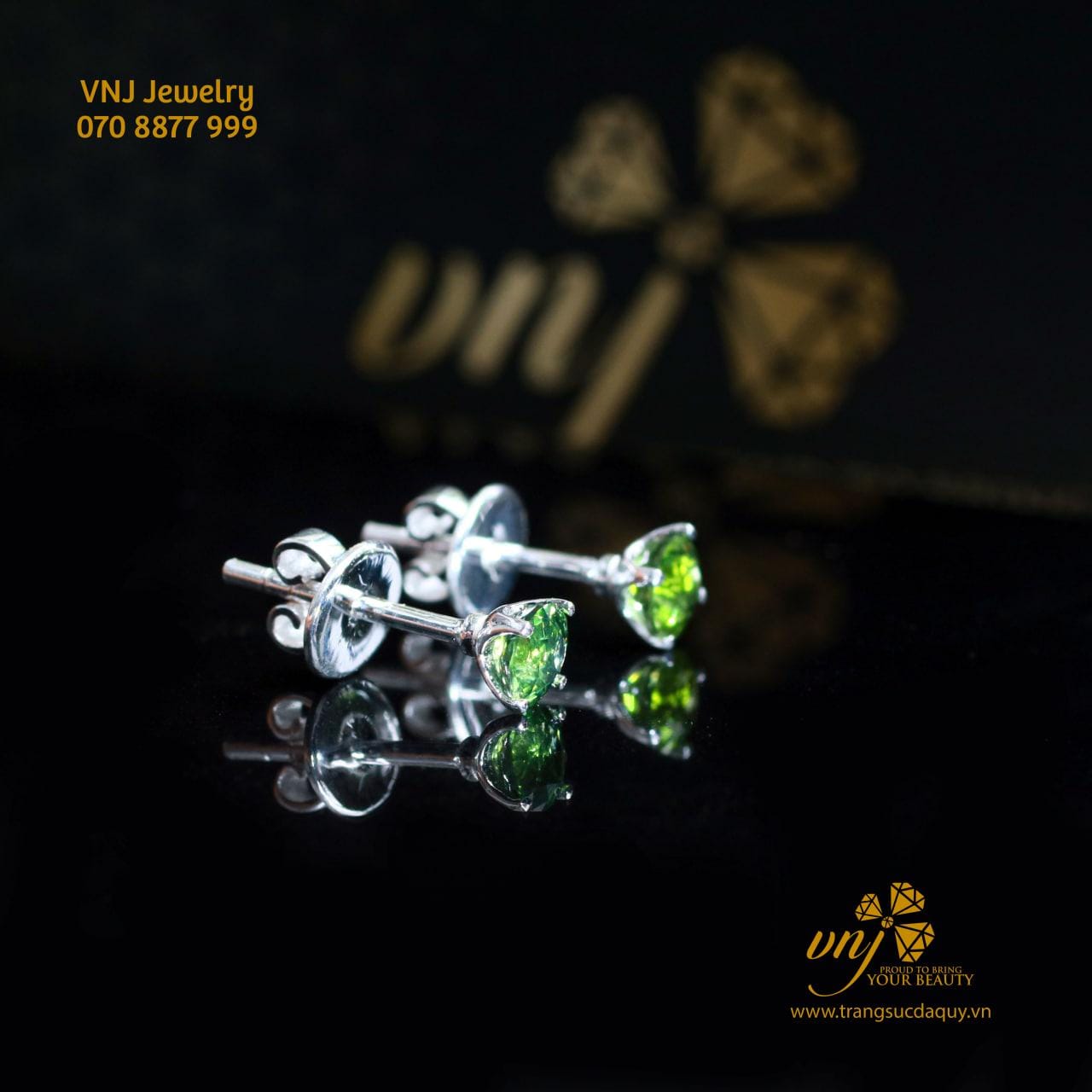 Bộ Trang Sức đá Sapphire Xanh