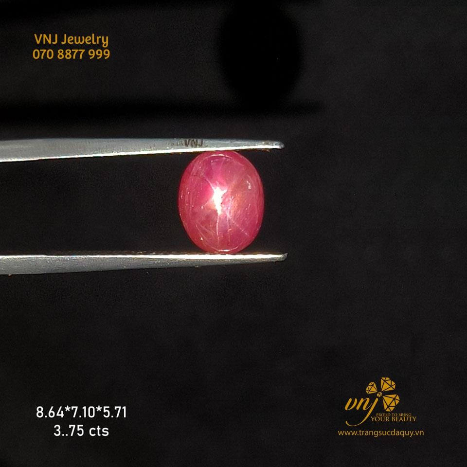 Đá Ruby Sao Thiên Nhiên Vjr43