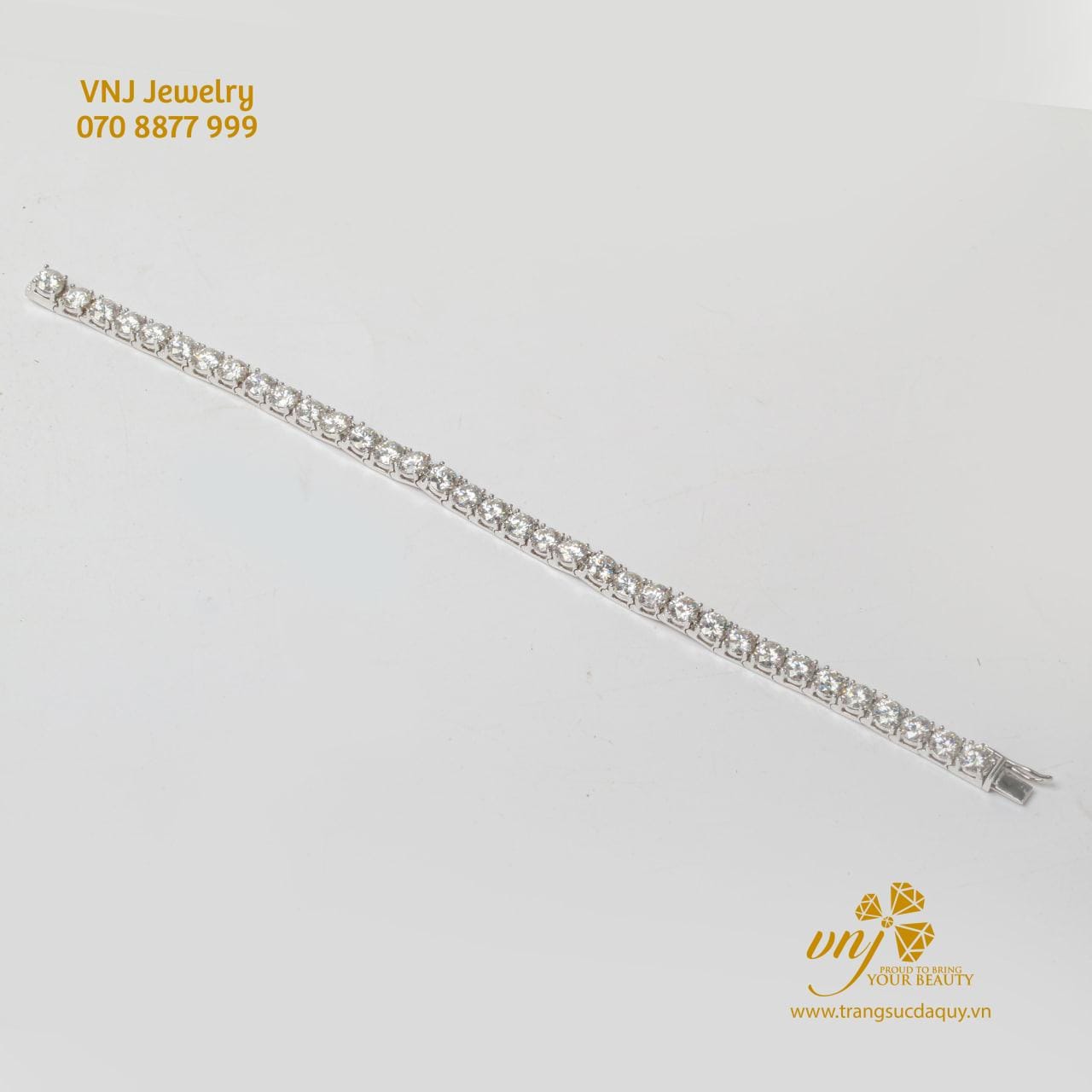 Lắc Tay Tennis Vàng Trắng Ltd3 (4)