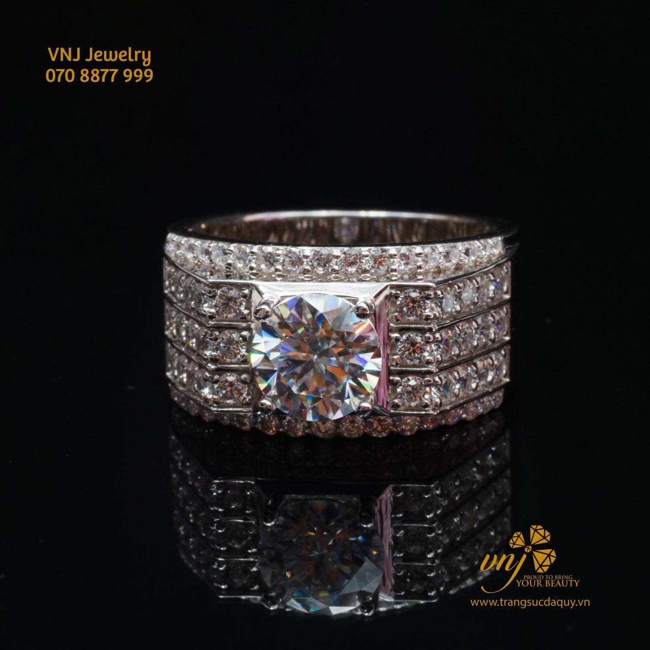 Nhẫn Full Moissanite Nm92 (2)
