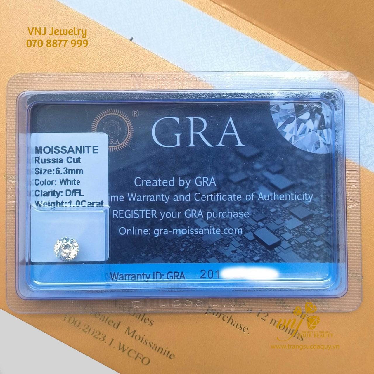 Kim cương Moissanite 100 giác cắt