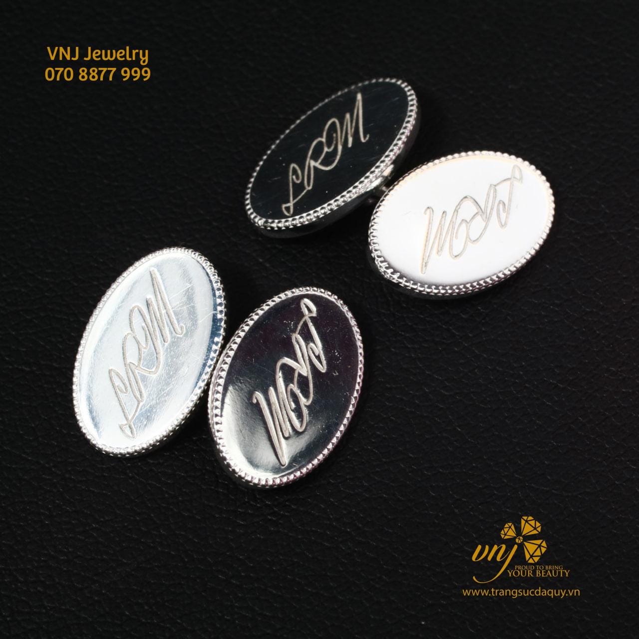 Khuy Măng Sét Kiểu Dây Xích( The Chain Link) CF37