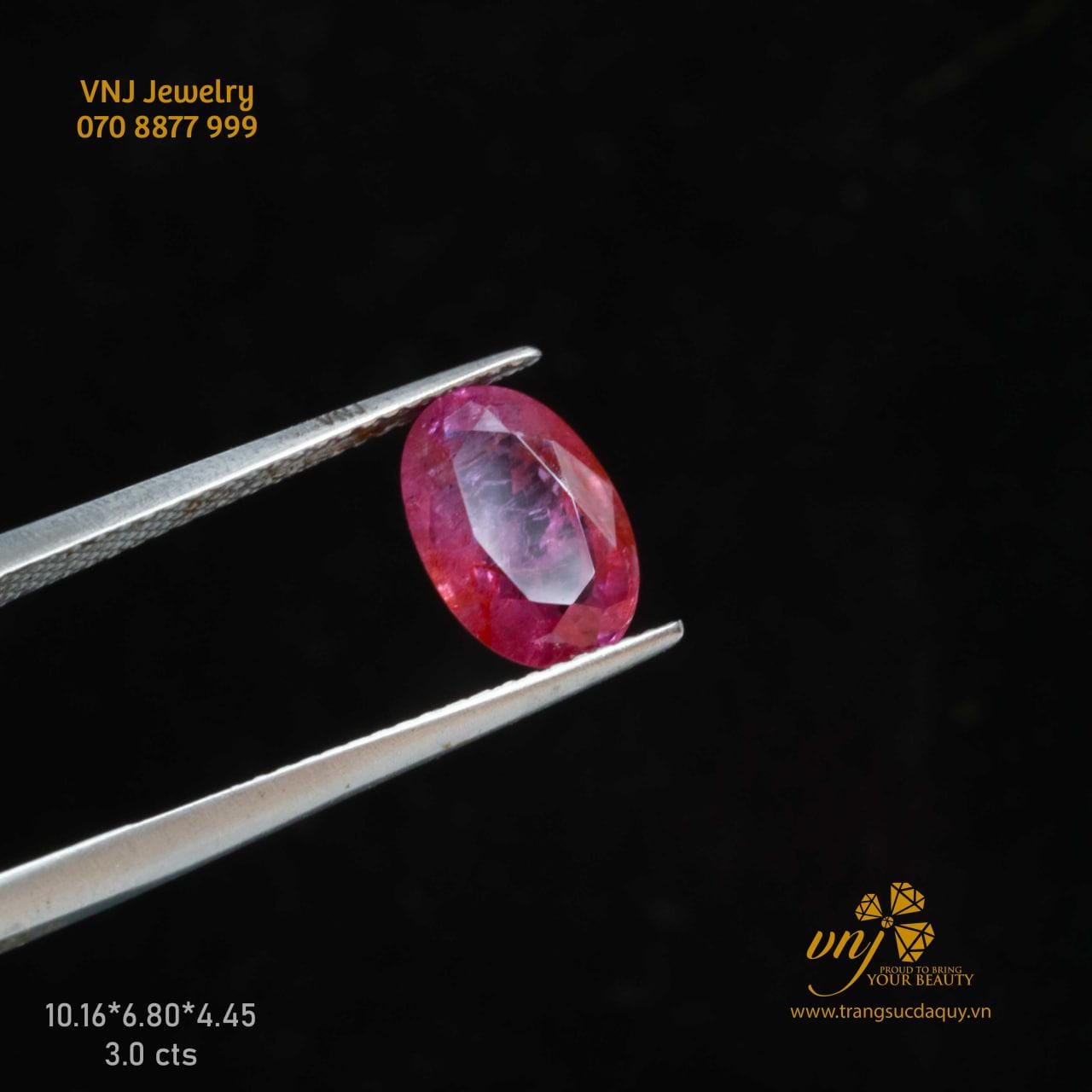 Đá Ruby Lục Yên Thiên Nhiên VJR40