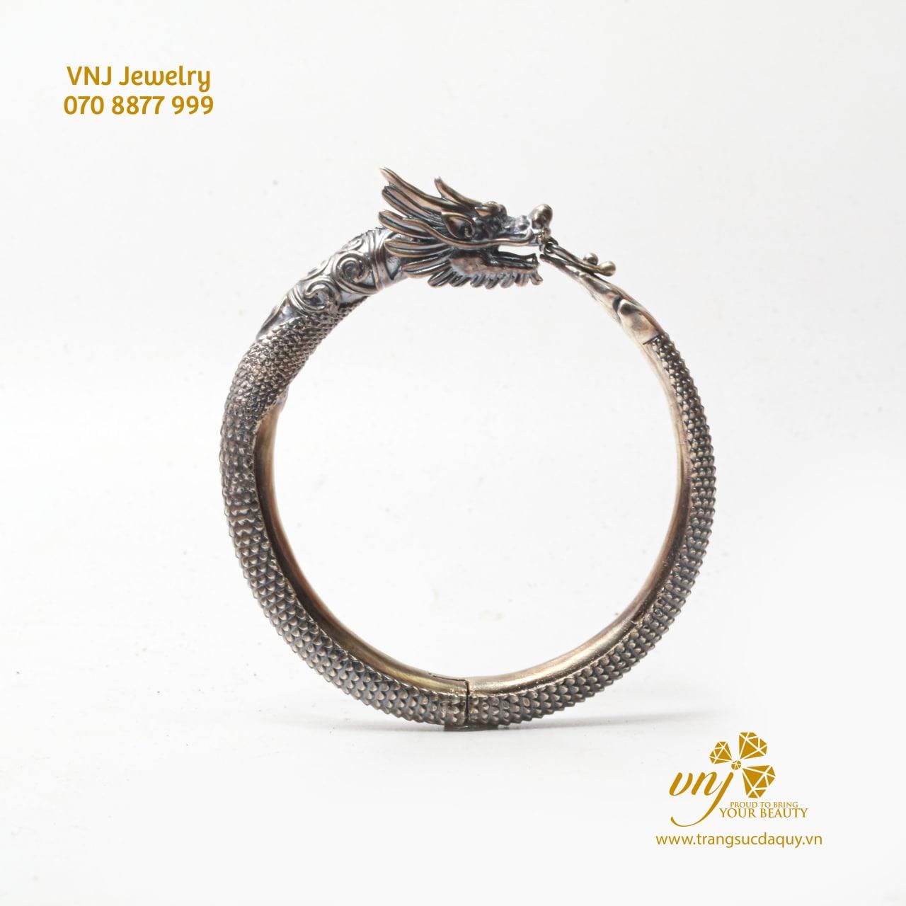 Vòng Tay Rồng Bạc LTV6