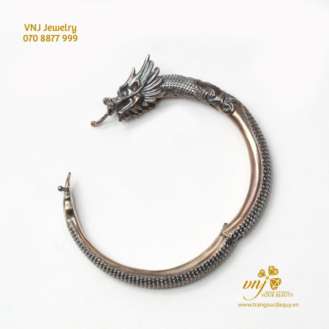 Vòng Tay Rồng Bạc LTV6