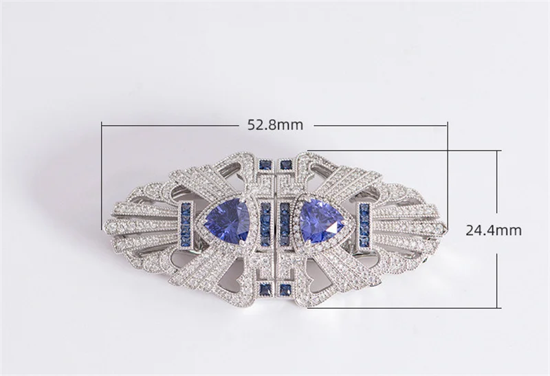 Cài Áo Đá Sapphire Cf38 (sao Chép)