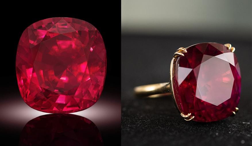 Estrela de FURA Ruby nặng 55.22 carat giá 34,8 triệu USD (khoảng 818,4 Tỷ VND)