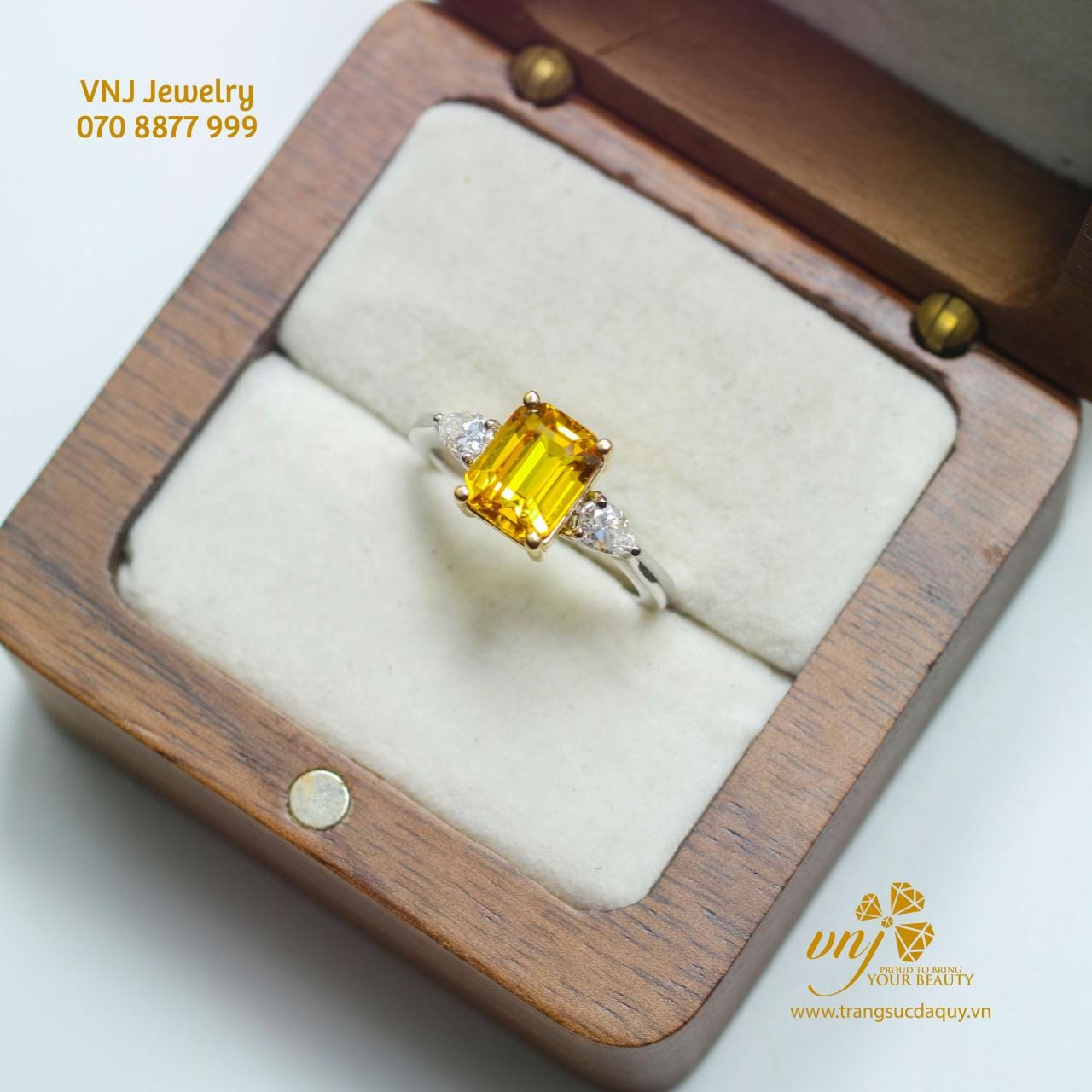 Nhẫn Nữ Đá Quý Vàng Nws29 (2)