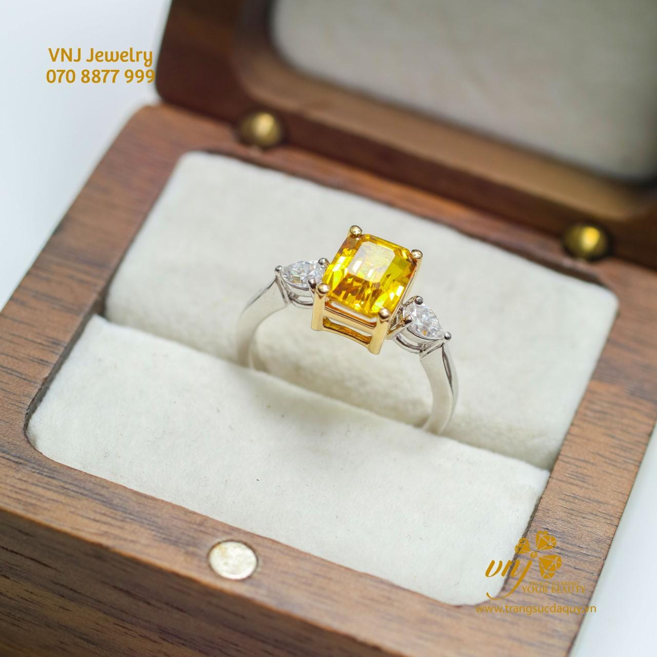 Nhẫn Nữ Đá Quý Vàng Nws29 (3)
