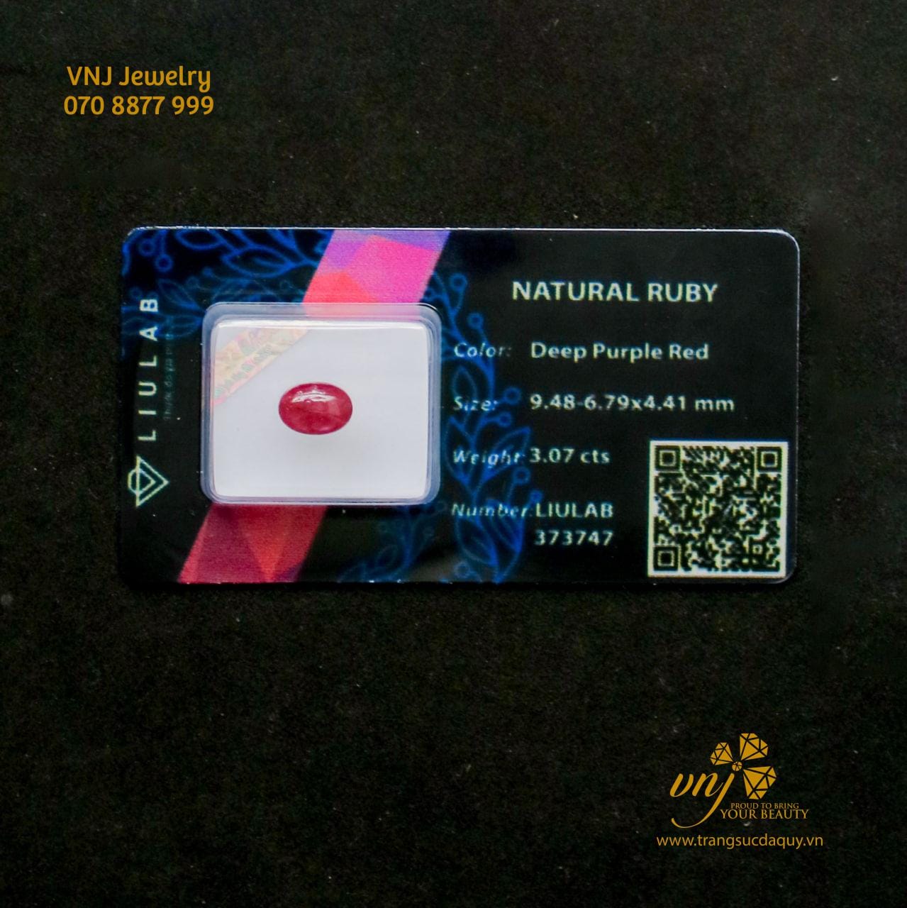 Ruby Thiên Nhiên 3.07ct (2)