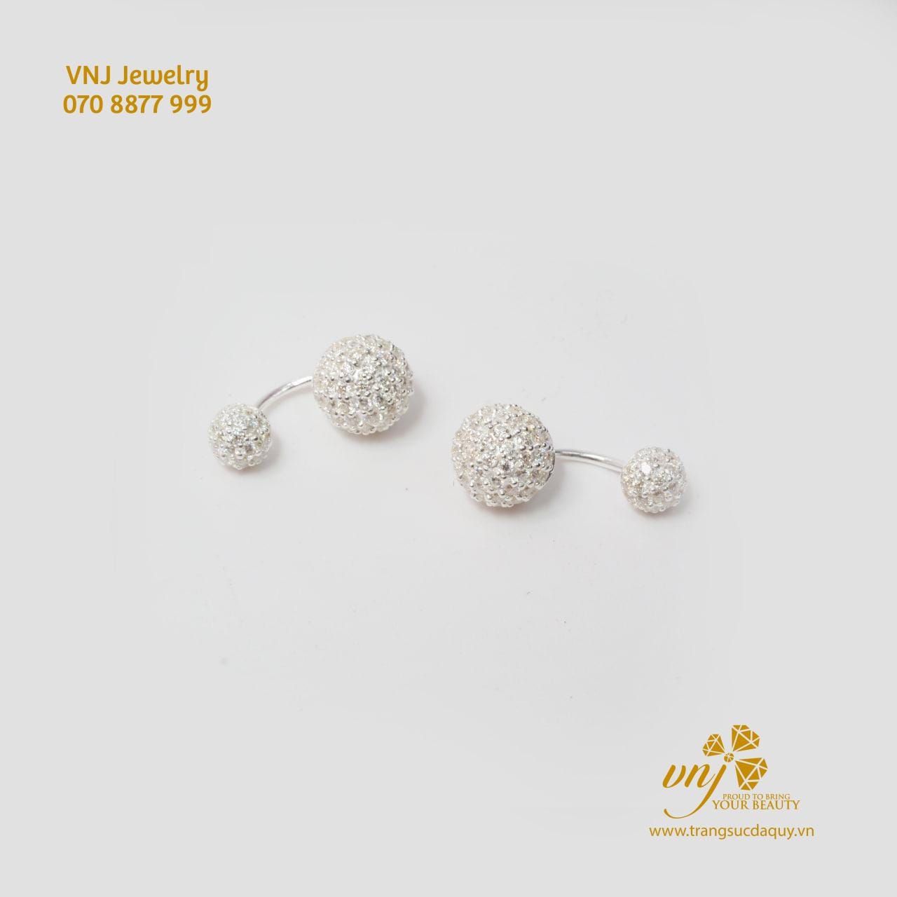 Khuyên Tròn Full Moissanite NP15