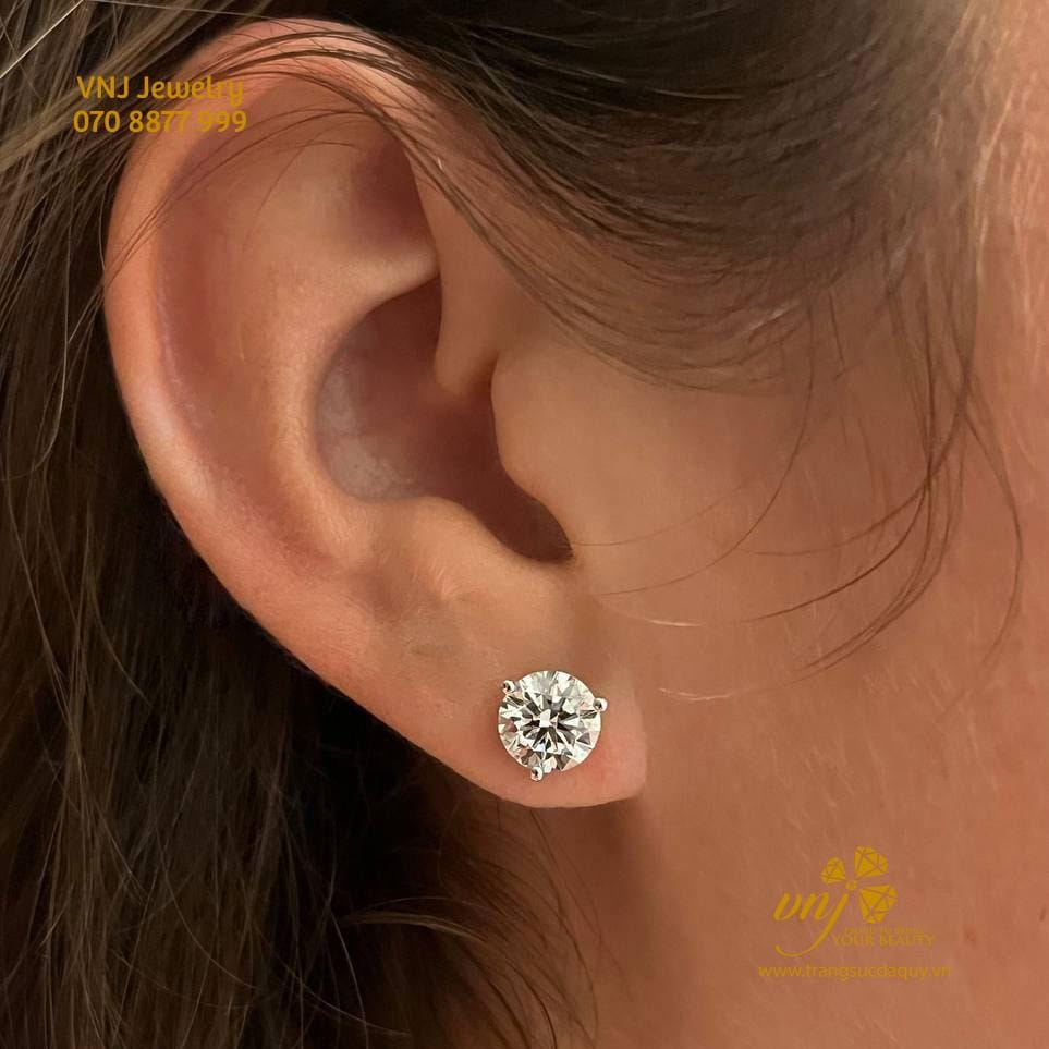 Bông Tai Nụ 3 Chấu Btkc19