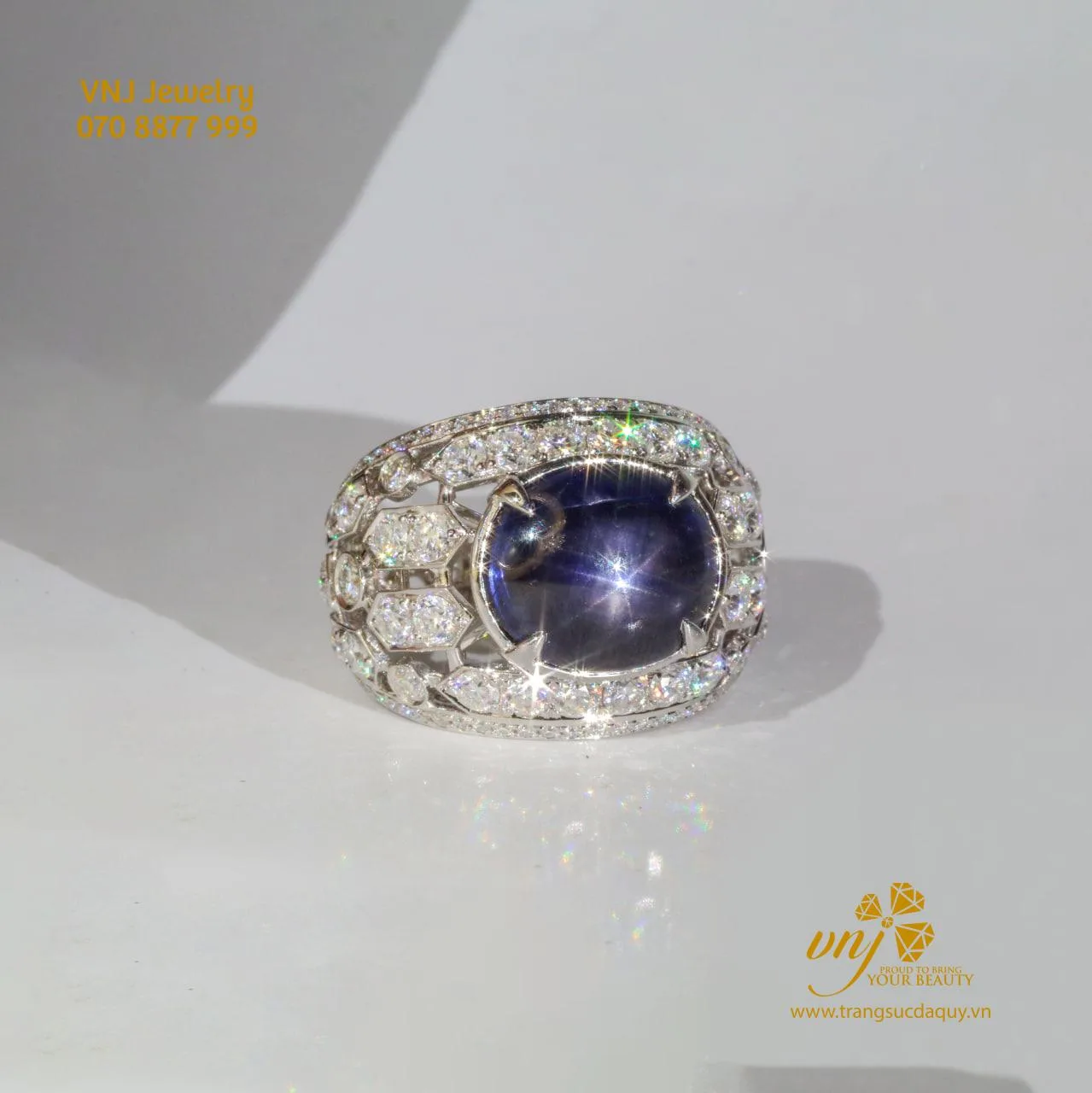 Nhẫn Đá Sapphire Xanh Dương Nm97 (3)