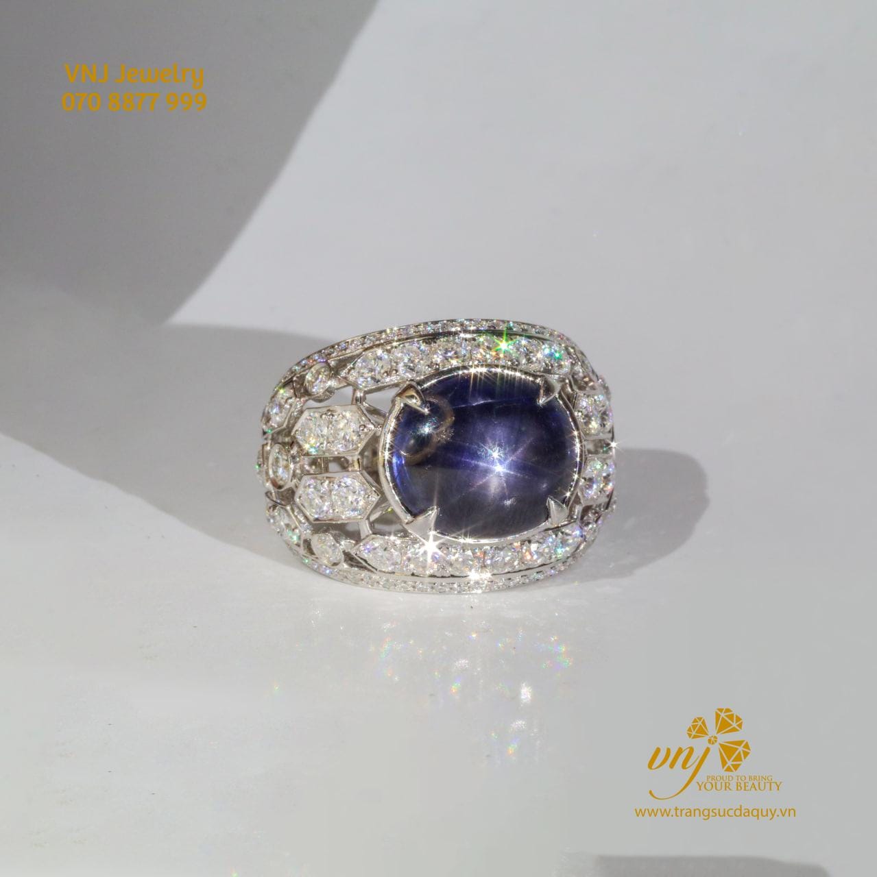 Nhẫn Đá Sapphire Xanh Dương Nm97 (3)