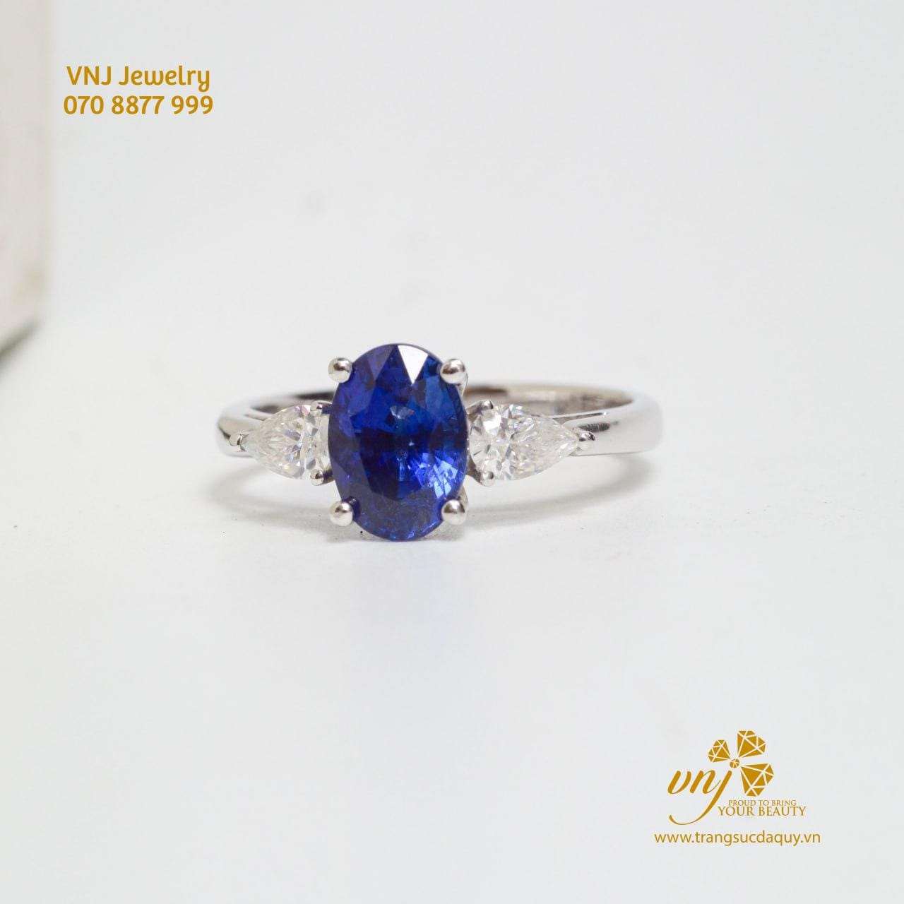 Nhẫn Sapphire Blue