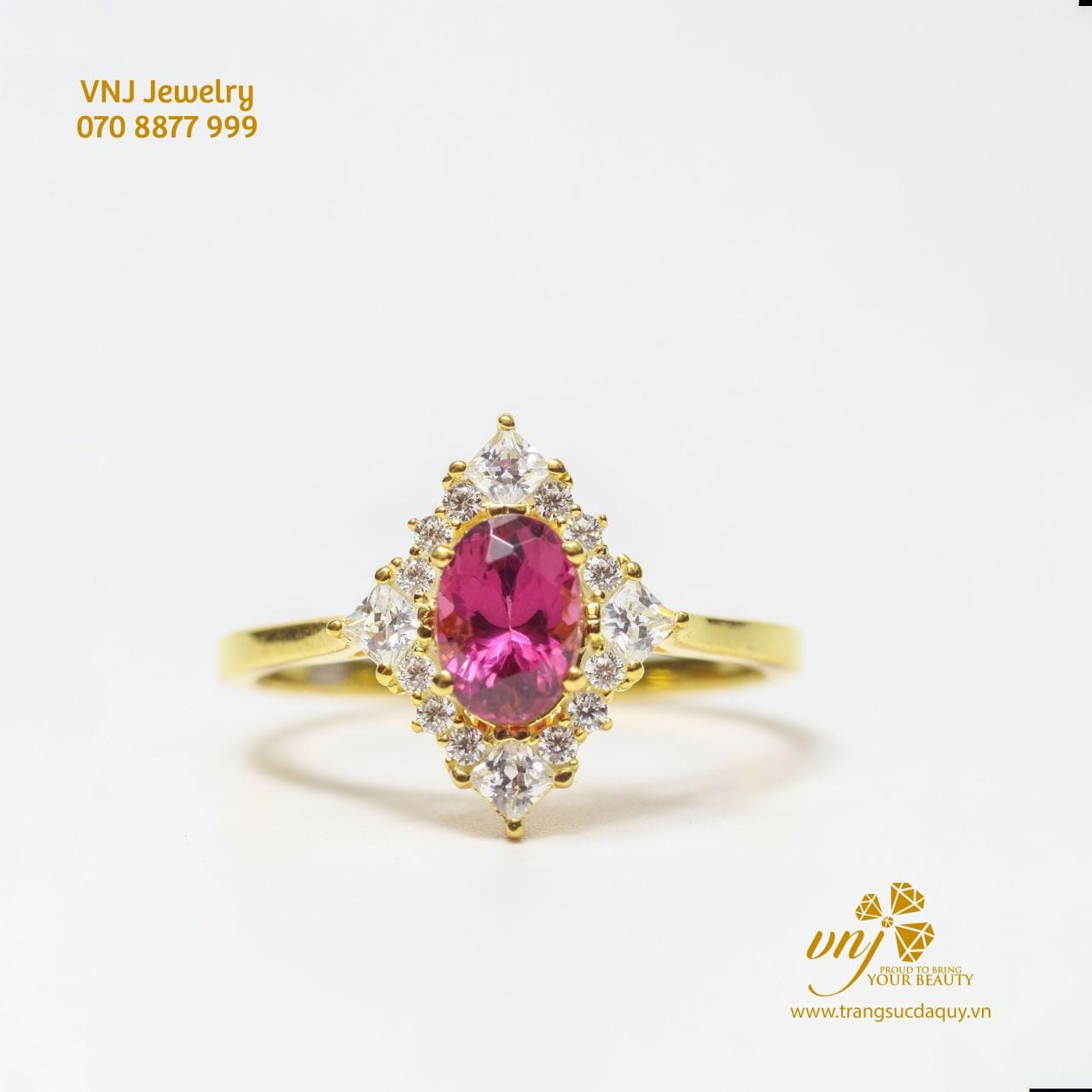 Nhẫn Spinel Thiên Nhiên