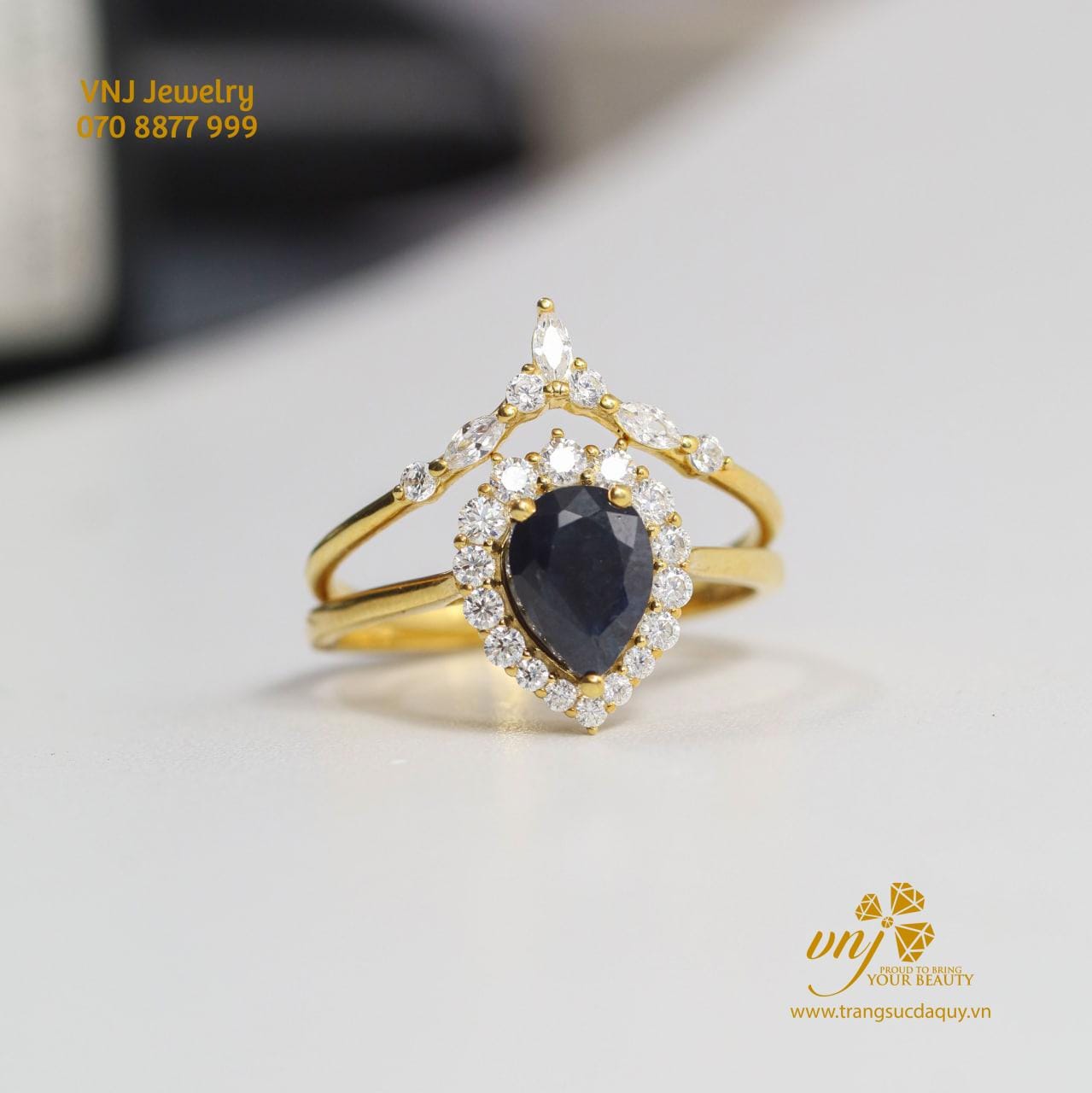 Nhẫn Combo Sapphire (4)
