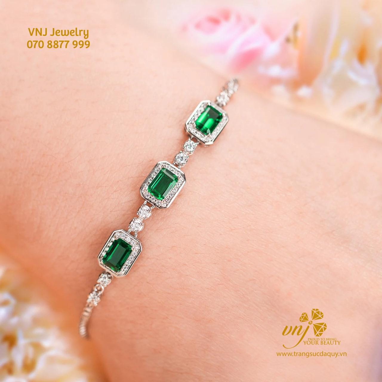 Vòng Tay Đá Emerald Vde2 (3)