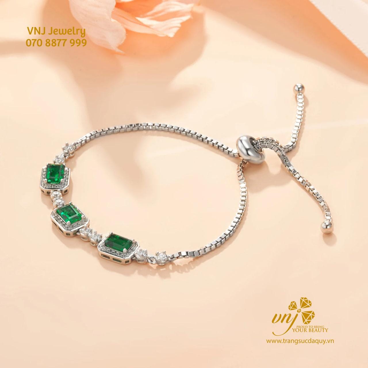 Vòng Tay Đá Emerald Vde2 (4)