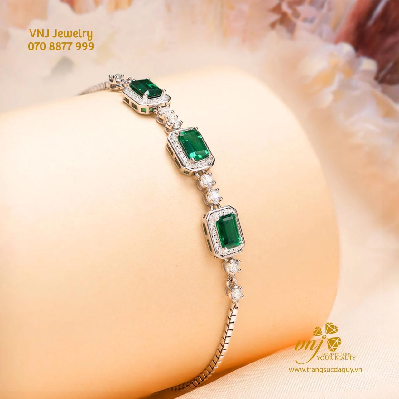 Vòng Tay Đá Emerald Vde2 (5)